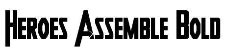 Heroes Assemble Bold Font Image