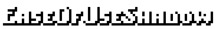 EaseOfUseShadow Font Image