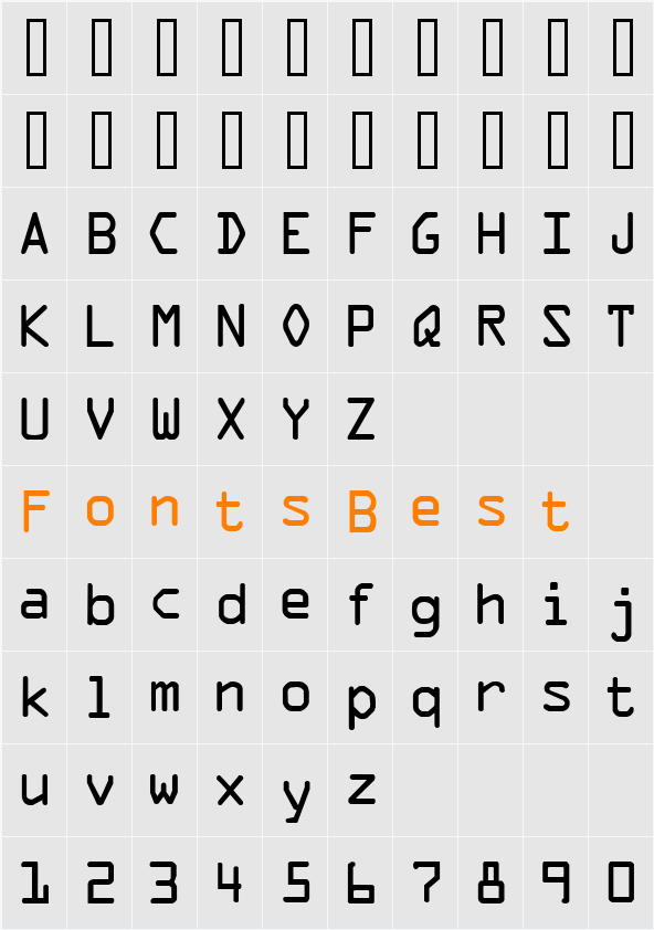 Optical C Character Map