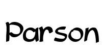 Parson Font Image