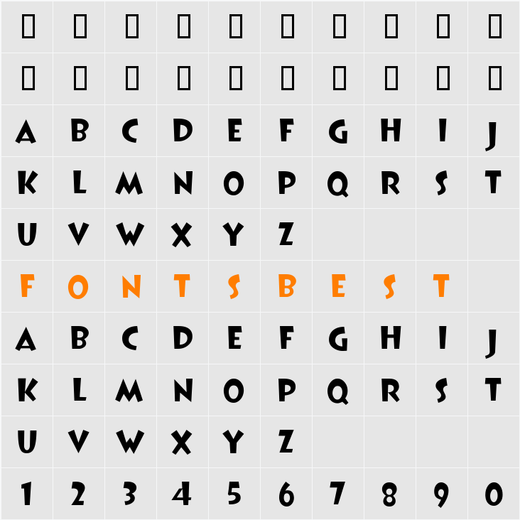 BoogieWoogieHmk Character Map