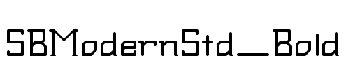 SBModernStd_Bold