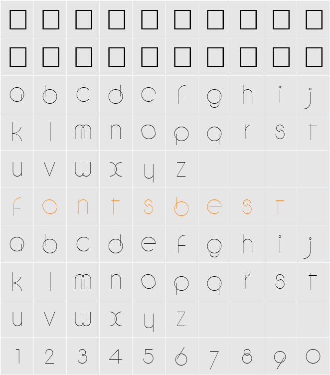 DebevicCircular Character Map