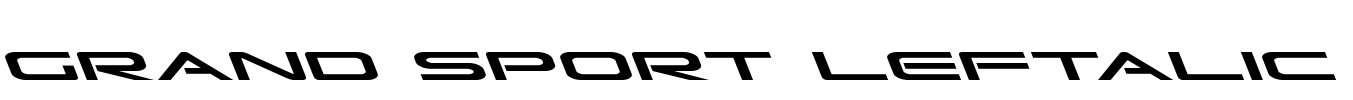 Grand Sport Leftalic