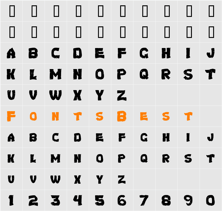 Turtles Character Map