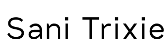 Sani Trixie Font Image