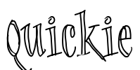 Quickie Font Image