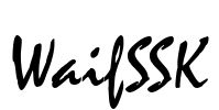 WaifSSK Font Image