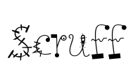 Scruff Font Image