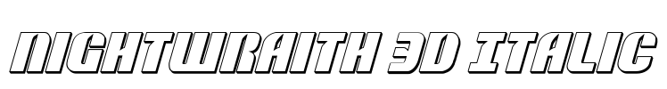 Nightwraith 3D Italic
