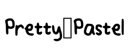 Pretty_Pastel Font Image