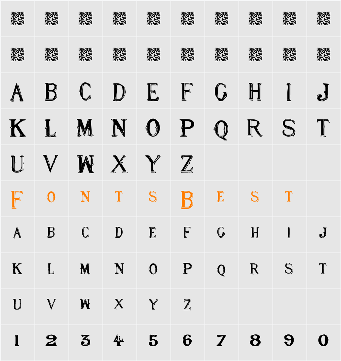 NineEight Character Map