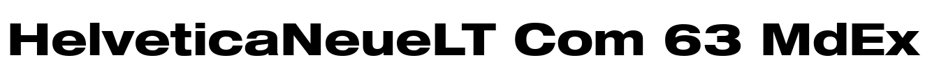 HelveticaNeueLT Com 63 MdEx