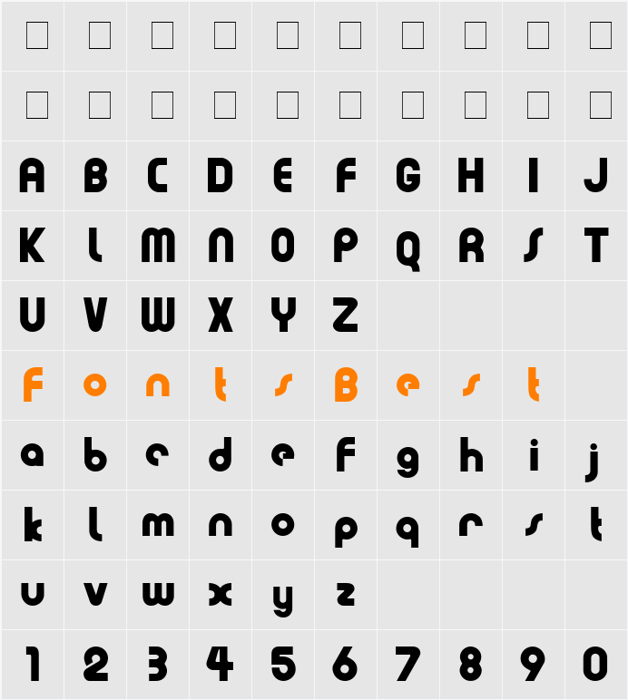DoubleTrouble Character Map