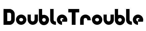 DoubleTrouble Font Image