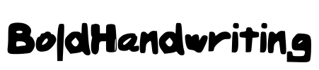 BoldHandwriting