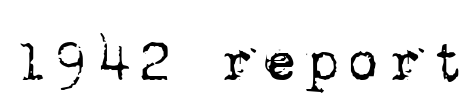 1942 report Font Image