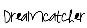 DreamCatcher Font Image