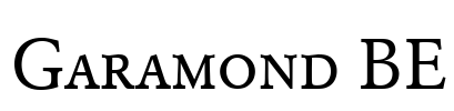 Garamond BE