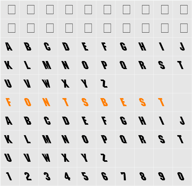 Machine-Light Leftyie Character Map