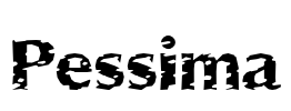 Pessima Font Image