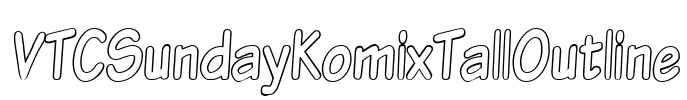 VTCSundayKomixTallOutline