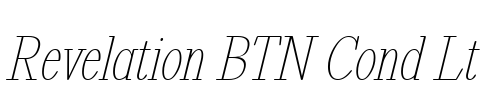 Revelation BTN Cond Lt Font Image