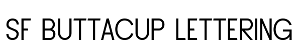 SF Buttacup Lettering Font Image