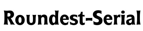 Roundest-Serial Font Image