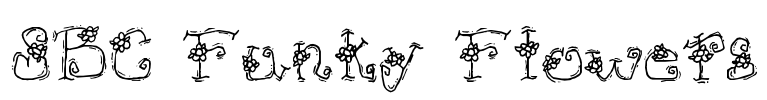 SBC Funky Flowers Font Image