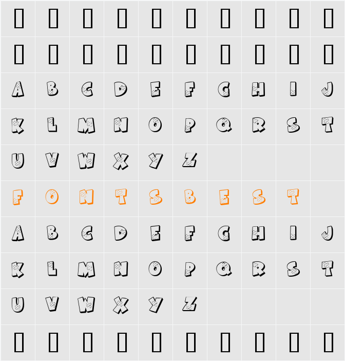 KR All Patched Up Character Map