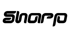 Sharp Font Image