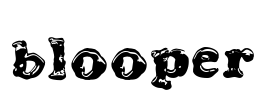 Blooper Font Image