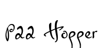 P22 Hopper Font Image