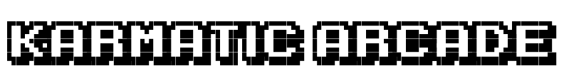 Karmatic Arcade Font Image