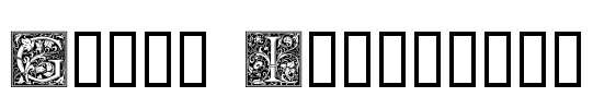Goudy Initialen