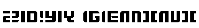 Zdyk Gemini Font Image