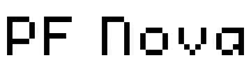 PF Nova Font Image