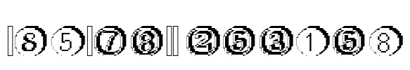 XRough26 Becker Font Image