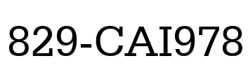 829-CAI978