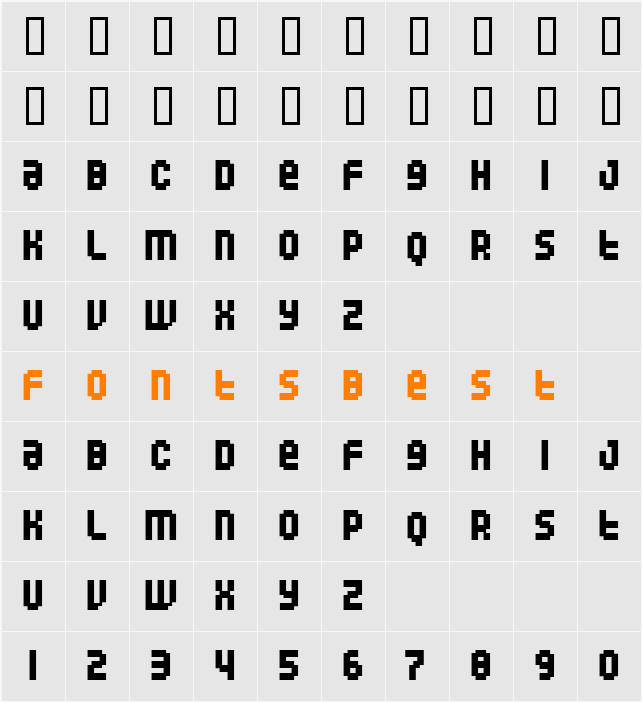 UBetter Character Map