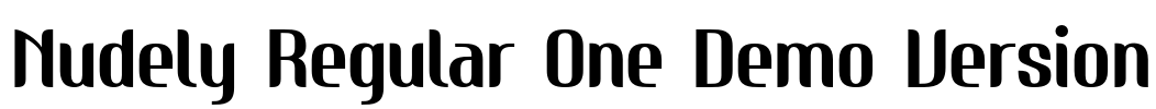 Nudely Regular One Demo Version