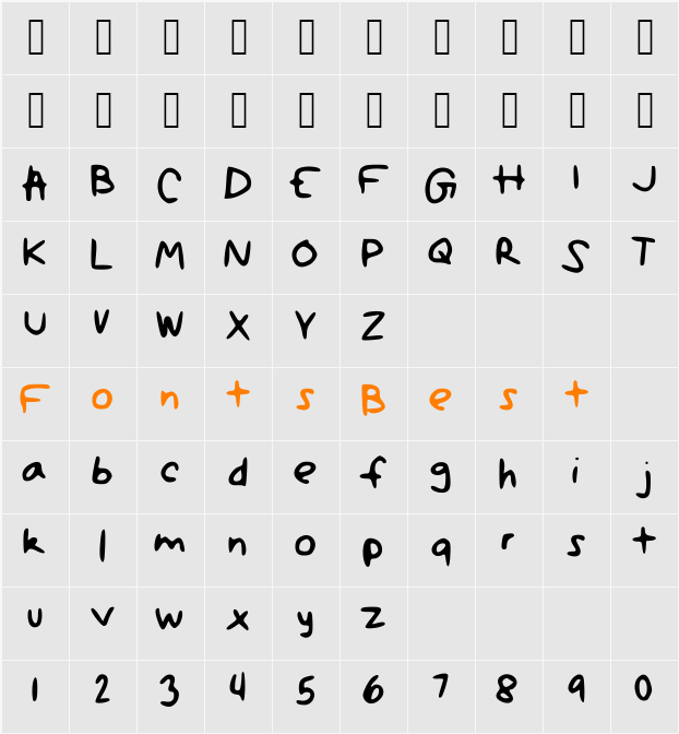 Shelby Character Map