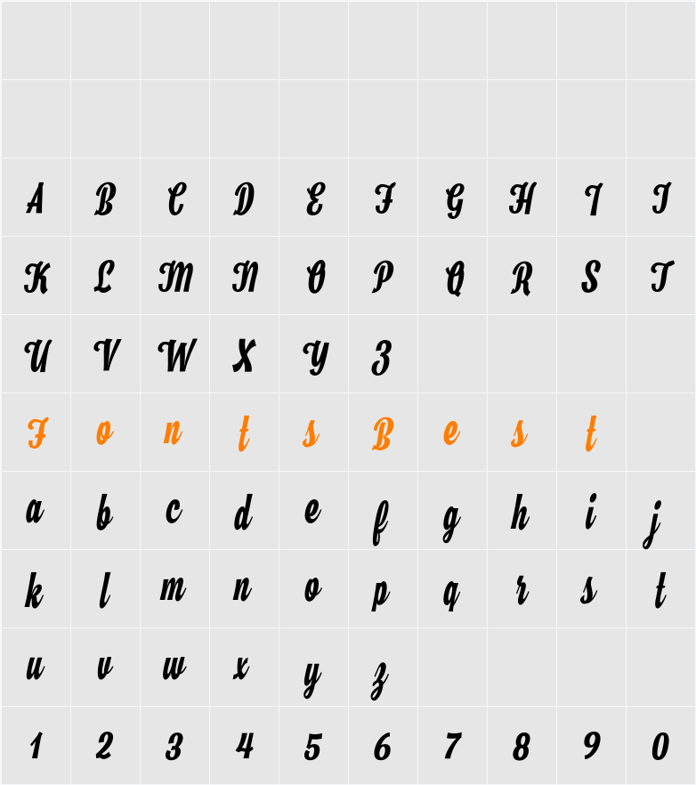 Hamster Character Map