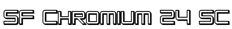 SF Chromium 24 SC Font Image