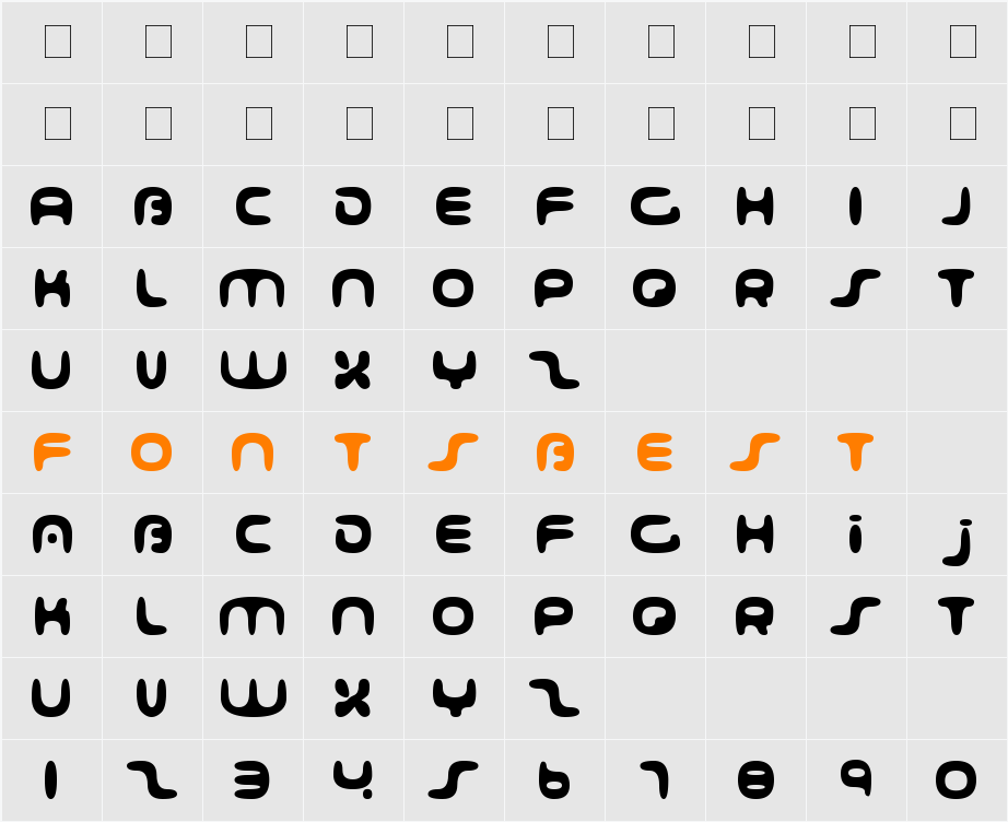 001 Interstellar Log Character Map