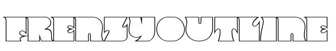 FrenzyOutline Font Image