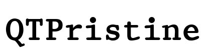 QTPristine Font Image