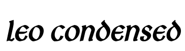 Leo Condensed Font Image
