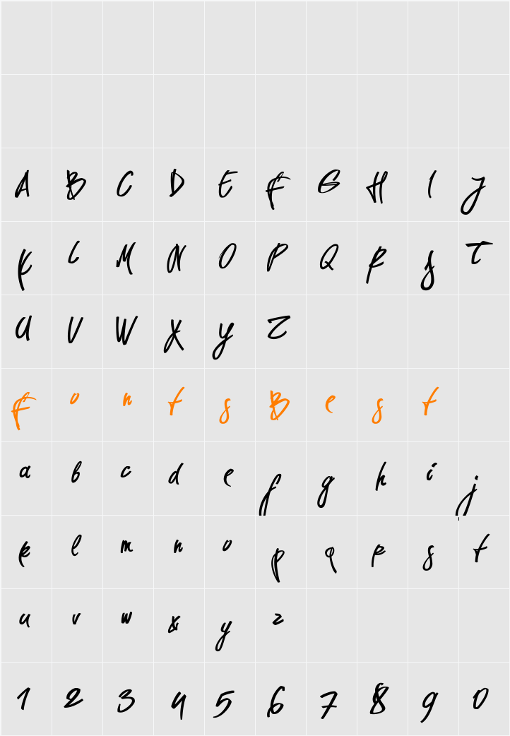Pirmokas Character Map